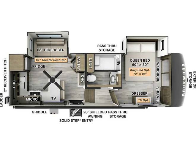 2024 Rockwood Signature 281RK Fifth Wheel at Homestead RV Center STOCK# 2274 Photo 2