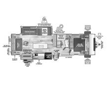 2025 Salem Hemisphere 273RL Travel Trailer at Homestead RV Center STOCK# 2408 Floor plan Image