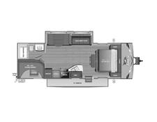 2025 Jayco Jay Flight SLX 261BHS Travel Trailer at Homestead RV Center STOCK# 2422 Floor plan Image