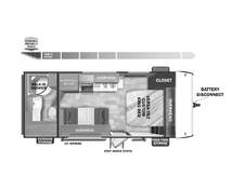 2025 Salem Cruise Lite 171RBXL Travel Trailer at Homestead RV Center STOCK# 2435 Floor plan Image