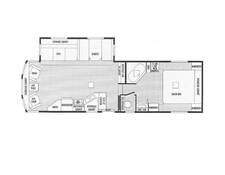 2000 SunnyBrook 31BWFS Fifth Wheel at Homestead RV Center STOCK# 2437 Floor plan Image