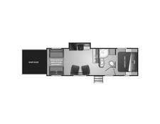 2020 Cruiser RV Stryker Toy Hauler 2613 Travel Trailer at Homestead RV Center STOCK# 2442 Floor plan Image