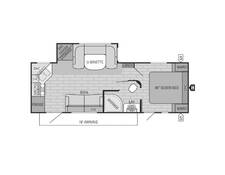 2016 Jayco Jay Flight 26RKS Travel Trailer at Homestead RV Center STOCK# 2443 Floor plan Image