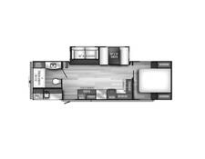 2020 Palomino SolAire Ultra Lite 258RBSS Travel Trailer at Homestead RV Center STOCK# 2445 Floor plan Image