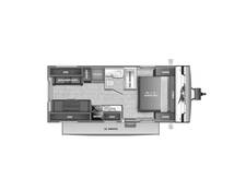 2022 Jayco Jay Flight SLX 8 212QB Travel Trailer at Homestead RV Center STOCK# 2457 Floor plan Image