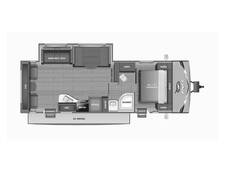 2025 Jayco Jay Flight SLX 262RLS Travel Trailer at Homestead RV Center STOCK# 2460 Floor plan Image