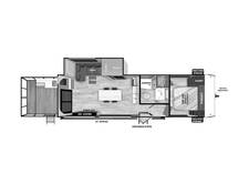 2025 Salem 32VERANDA Travel Trailer at Homestead RV Center STOCK# 2462 Floor plan Image