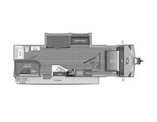 2025 Jayco Jay Flight SLX 263BHS Travel Trailer at Homestead RV Center STOCK# 2470 Floor plan Image